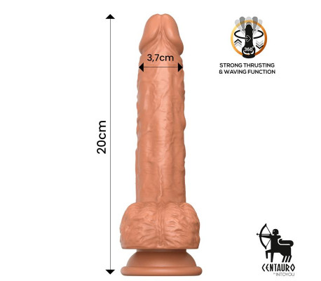 Octavius Dildo con Vibración, Thrusting y Waving 360º 7.8 - 20 cm