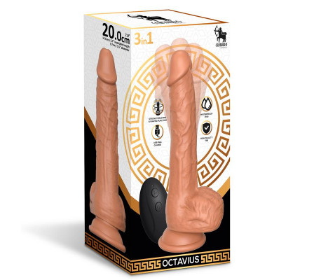 Octavius Dildo con Vibración, Thrusting y Waving 360º 7.8 - 20 cm