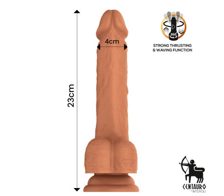 Quintus Dildo con Vibración, Thrusting y Waving 360º 9 - 23 cm