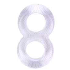 Anillo para el Pene Doble Duo Cock 8 Transparente