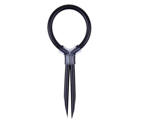 Anillo para el Pene Ajustable Stud Silicona Negro