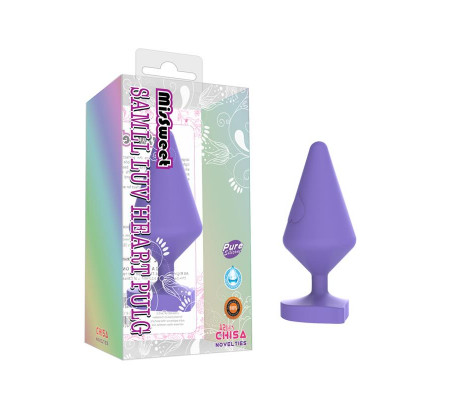 Plug Anal Luv Heart Large Purpura