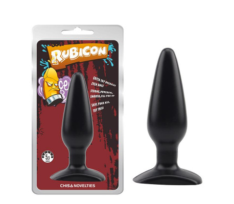 Plug Anal Rubicon 13.5 x 4.5 cm Negro