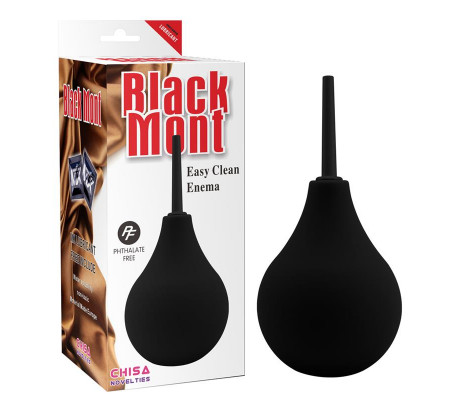 Ducha Anal Easy Clean 17 cm Negro