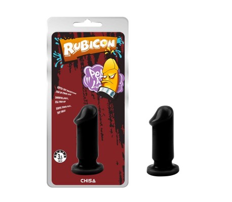 Plug Anal Evil Talla S 9 x 3.3 cm Negro