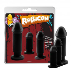 Kit 3 Plug Anal Evil Dark