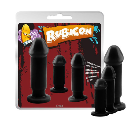 Kit 3 Plug Anal Evil Dark