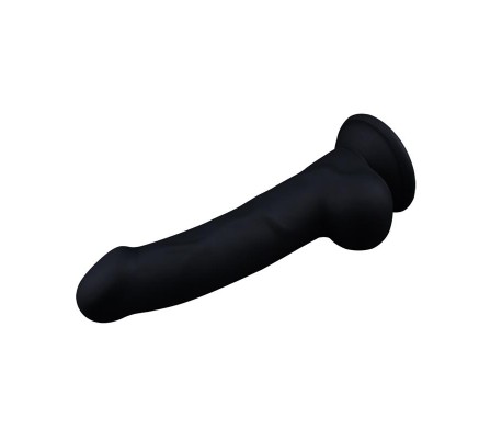Dildo Trooper 8 Silicona Líquida Negro