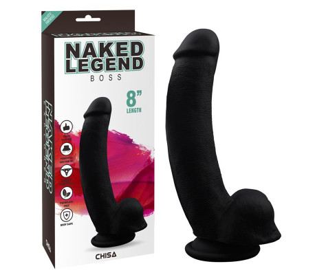 Dildo Realista Boss Color Negro 8