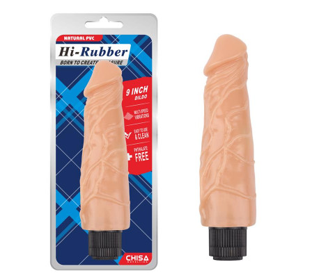 Vibrador Hi-Rubber 9 Natural