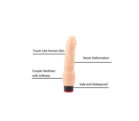 Vibrador T-Skin 8.1 Natural