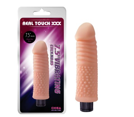 Vibrador No.05 T-Skin 7.5 Natural