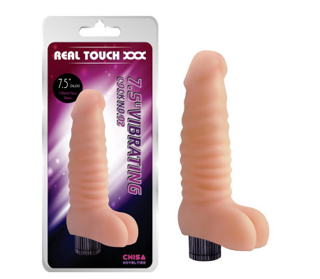 Vibrador No.02 T-Skin 7.5 Natural