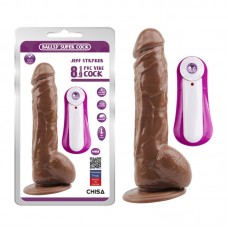 Vibrador Jeff Stryker 8.9 Marron