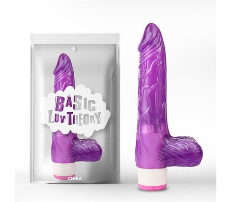 Vibrador Multi Velocidad Realista Púrpura 20cm