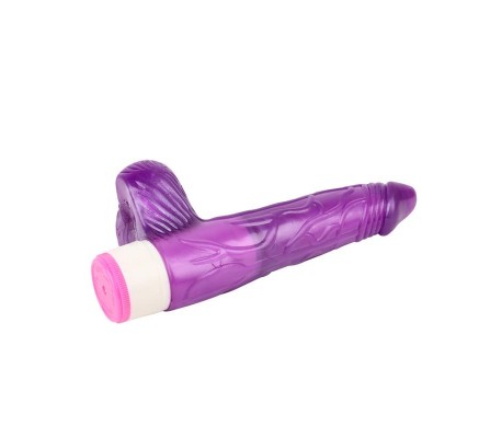 Vibrador Multi Velocidad Realista Púrpura 20cm