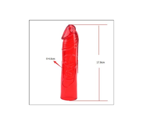 Kit Dildo y Vibrador Hers Dildo Kit Rojo