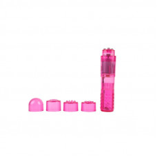 Mini Masajeador 3 Cabezales Rosa