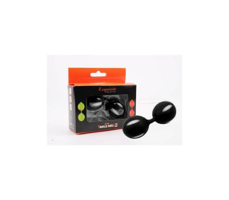 BOLAS BEN WA SILICONA 10.3 CM NEGRAS
