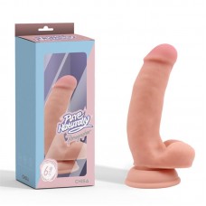 Pornographer Dildo Realista Silicona Líquida Dual-Density 17.6 cm