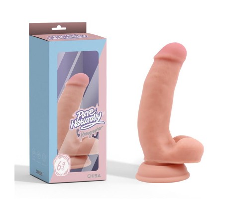 Pornographer Dildo Realista Silicona Líquida Dual-Density 17.6 cm