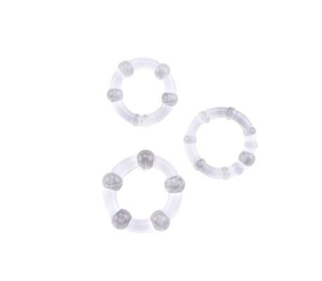 Anillos para el Pene Beaded Transparente
