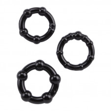 Anillos para el Pene Beaded Negro