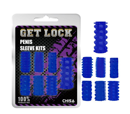 Kit de Fundas para el Pene Azul