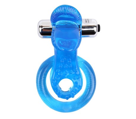 Anillo Vibrador para el Pene The Tongue Azul