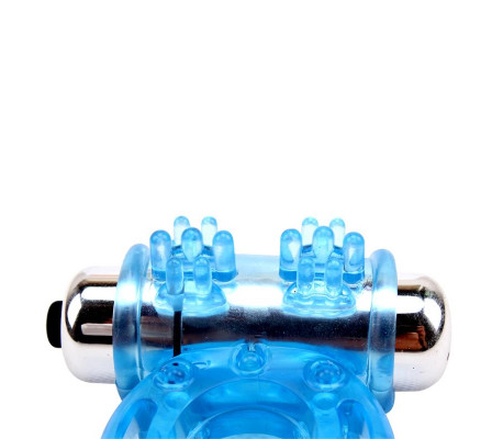 Anillo Vibrador para el Pene Bull Ring Azul