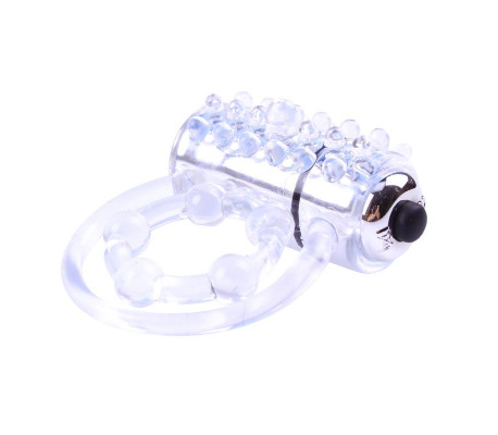 Anillo Vibrador para el Pene Clear Transparente
