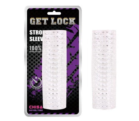 Masturbador Get Lock 13.6 cm Transparente