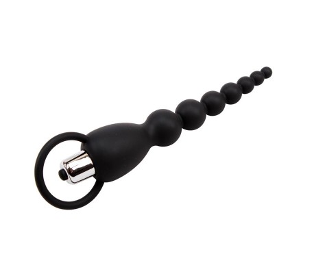 Cadena Anal Elite Power 19.5 cm Silicona Negro