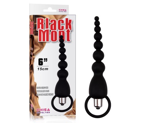 Cadena Anal Elite Power 19.5 cm Silicona Negro