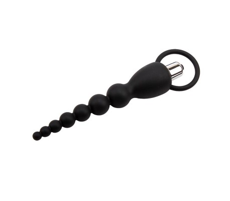Cadena Anal Elite Power 19.5 cm Silicona Negro