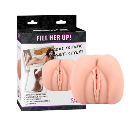 Masturbador Fill Her Up T-Skin 17.7 cm Natural