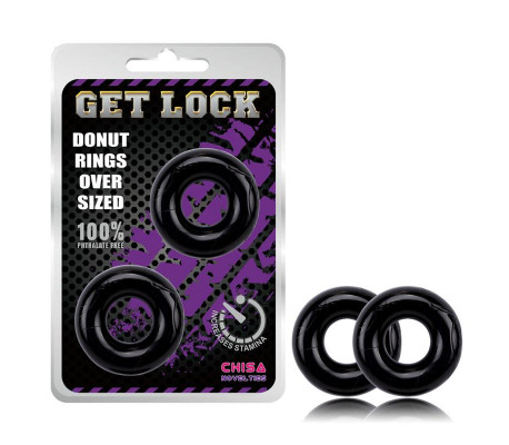 Anillos para el Pene Donut Negro