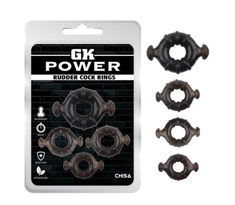 Anillos para el Pene Rudder Negro