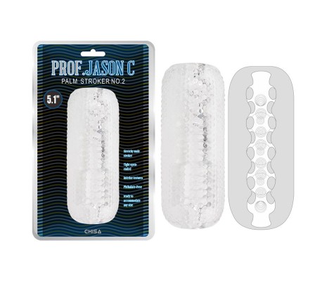 Masturbador Masculino Palm Stroker No. 2 Transparente