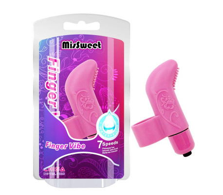 Estimulador MisSweet Silicona 7.6 cm x 2.2 cm Rosa
