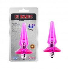 Plug Anal con Vibracion Nicoles 2.5 x 3.2 cm Rosa