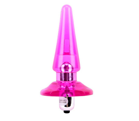 Plug Anal con Vibracion Nicoles 2.5 x 3.2 cm Rosa