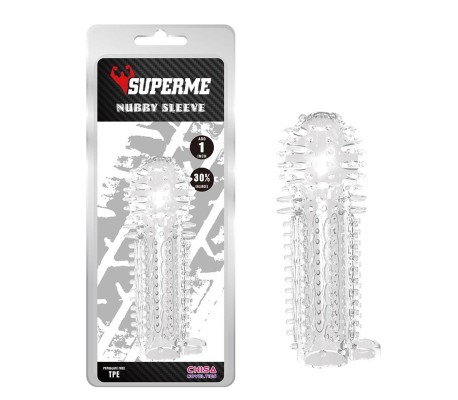 Funda para el Pene Nubby Transparente