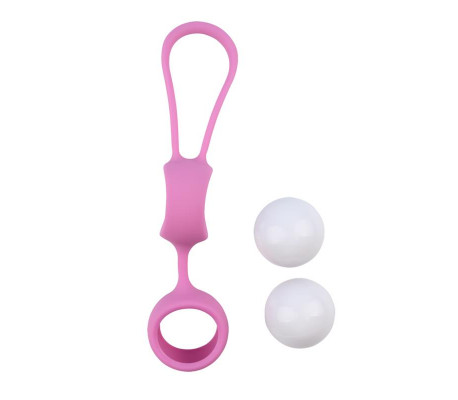 Bolas Geisha MisSweet 17.7 cm Silicona Rosa