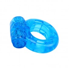 Anillo para el Pene y Vibracion 1.8 cm Azul
