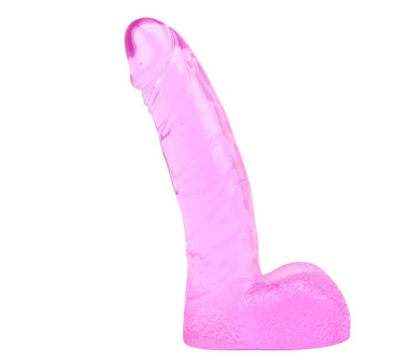 Dildo Ding Dong Transparente-Pink