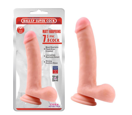 Dildo Matt Harpring 20 x 4 cm Natural