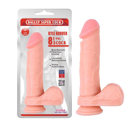 Pene Realista Kyle Korver 21.5 cm Natural