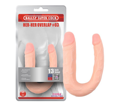 Dildo Doble Her-Her Overlap N3 Natural