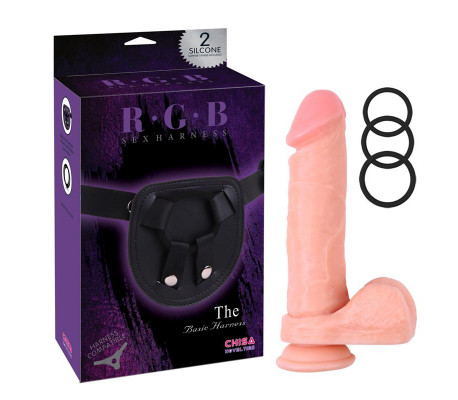 Arnés con Dildo Kyle Korver 21 cm Natural